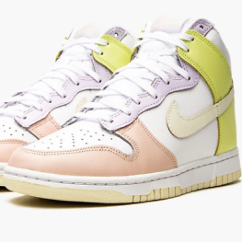 Nike Dunk High Lemon Twist Pastel Sneakers